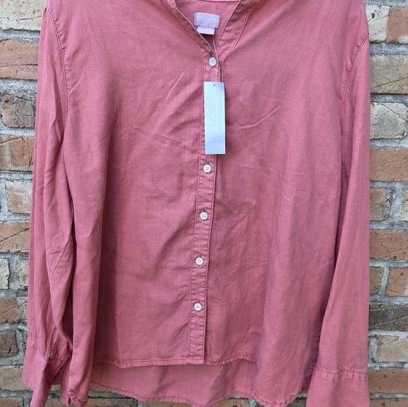 Chico's Rich Mauve Blouse - Picture 2 of 7